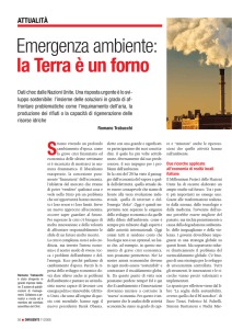 Emergenza ambiente: la Terra è un forno