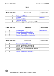 Programmi Insegnamenti AA 2013/2014 (in PDF) - Corsi