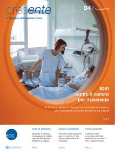 Edizione 4 - Gennaio 2016 - Ente Ospedaliero Cantonale