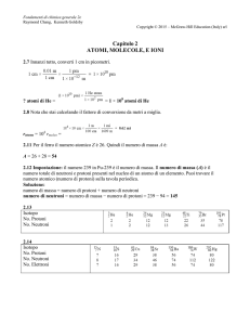 Atomi, molecole e ioni