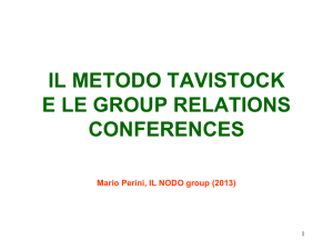 Tavistock - Ordine psicologi Veneto