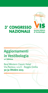 Programma - Società Italiana di Vestibologia