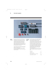 118 Interruttori magnetici 5.