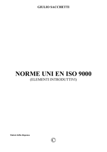 NORME UNI EN ISO 9000 ©
