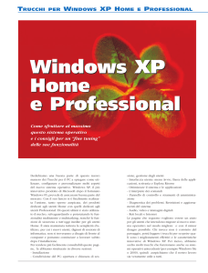 trucchi per windows xp home e professional