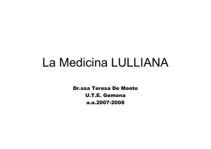 La Medicina LULLIANA - Documento senza titolo