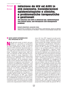 Infezione da HIV ed AIDS in età avanzata