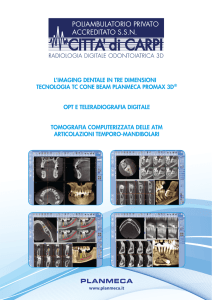 Brochure servizio radiologia odontoiatrica 3D