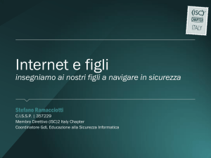 Internet e figli - (ISC)2 Italy Chapter Site