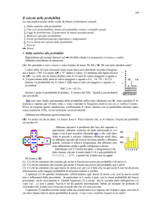 Il calcolo delle probabilità