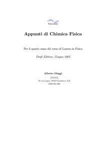 Appunti di Chimica Fisica