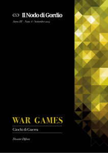 War Games - Il Nodo di Gordio