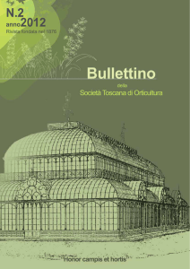 Bullettino 2012 n. 2 - Società Toscana di Orticultura