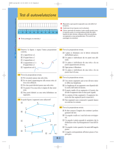 Test di autovalutazione - Zanichelli online per la scuola