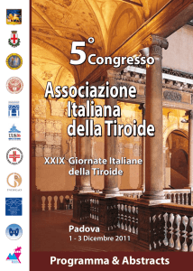 Associazione Italiana della Tiroide Associazione Italiana della Tiroide