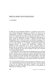 Freud dopo Wittgenstein