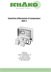 AGV-2 Centralina differenziale di temperatura