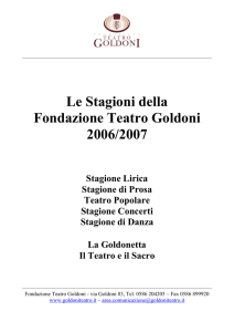 Stagione Lirica 2006/2007