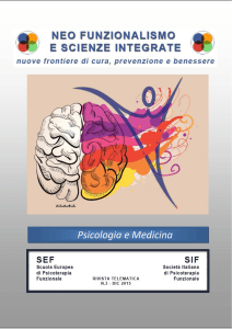 Psicologia e Medicina - S.E.F. Scuola Europea di Psicoterapia