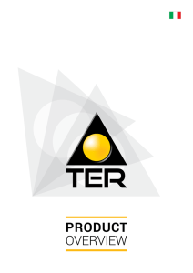 product overview - Tecno Elettrica Ravasi