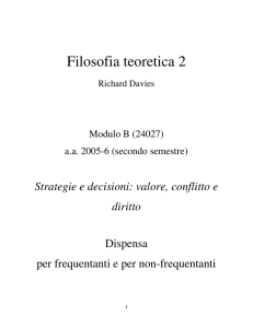 Filosofia teoretica 2 - Università degli studi di Bergamo