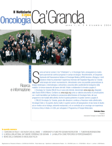 Notiziario - Fondazione Oncologia Niguarda Onlus