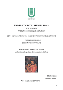 UNIVERSITA` DEGLI STUDI DI ROMA