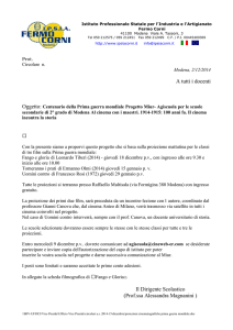 A tutti i docenti Il Dirigente Scolastico (Prof.ssa