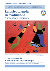 La psicoterapia in evoluzione