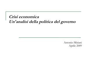 CRISI FINANZIARIA - presentazione 2009-04