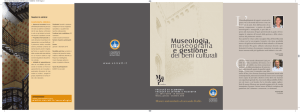 Museologia, museografia e gestione dei beni culturali