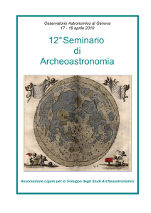 atti del 12° seminario - Archeoastronomia Ligustica