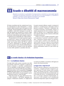 33 Scuole e dibattiti di macroeconomia