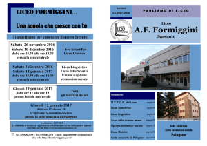 Dépliant Liceo Formiggini a.s. 2017/2018