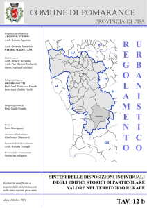 tabella dei campi - Comune di Pomarance