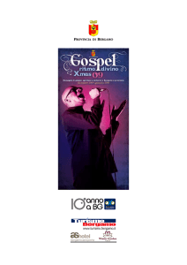 gospel 2009 - Comunità Montana di Scalve