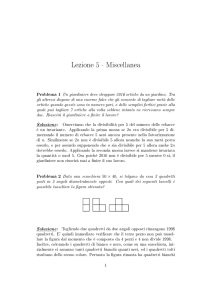 Lezione 5 - Miscellanea