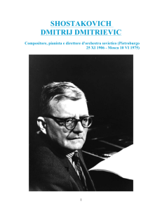 Shostakovich - Magia dell`opera