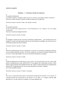 LICEO CLASSICO Tipologia A - Trattazione sintetica di argomenti 1