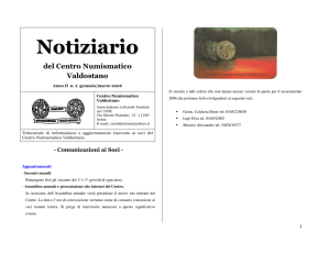 Notiziario N° 2 - Centro Numismatico Valdostano