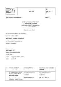 Programma Matematica 2LS