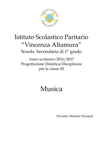 Musica - Vincenza Altamura