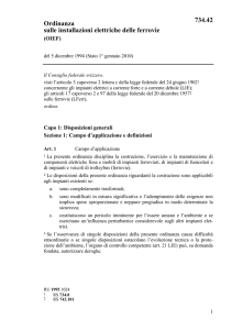 Ordinanza sulle installazioni elettriche delle ferrovie 734.42