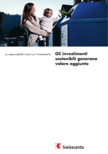 investimenti sostenibili - Banca dello Stato del Cantone Ticino