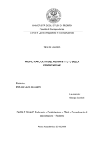 Cordioli Giorgia - Tesi laurea