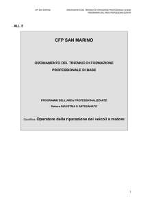 cfp san marino - Centro Formazione Professionale