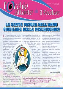 LA SANTA PASQUA NELL`ANNO GIUBILARE DELLA MISERICORDIA