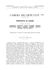 Progetto di legge della XIII legislatura