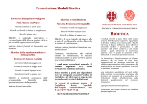 bioetica - Marcianum