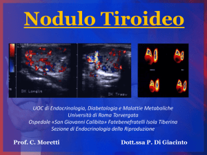 Diapositiva 1 - endocrinologia moretti